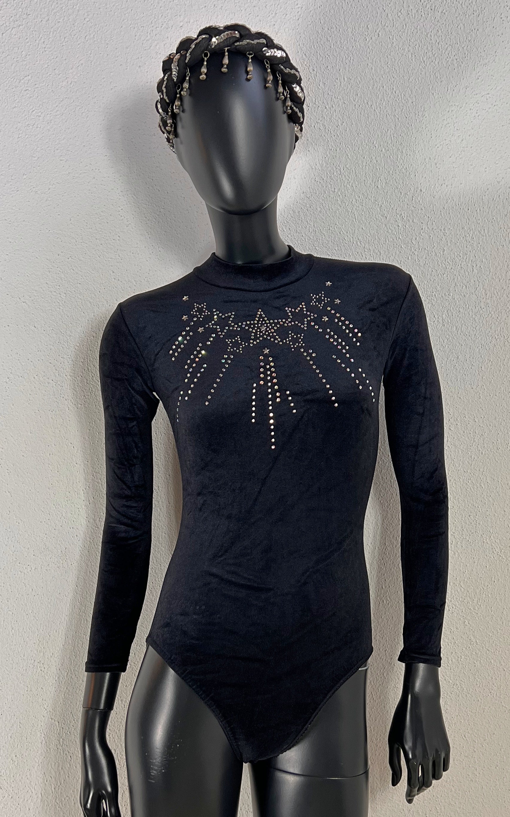 Vintage 90s Star Velvet Body