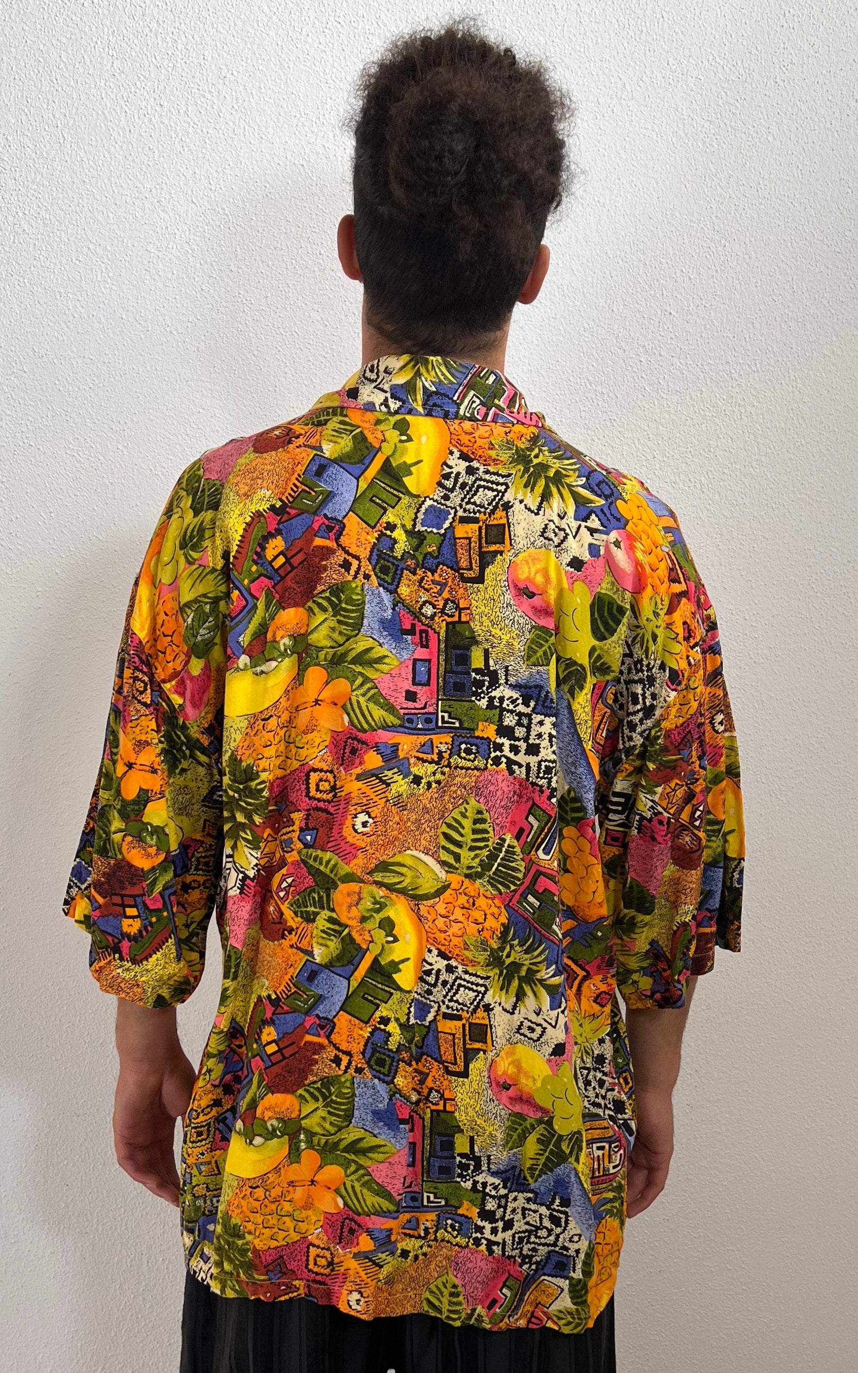 Camicia vintage da uomo con bottoni