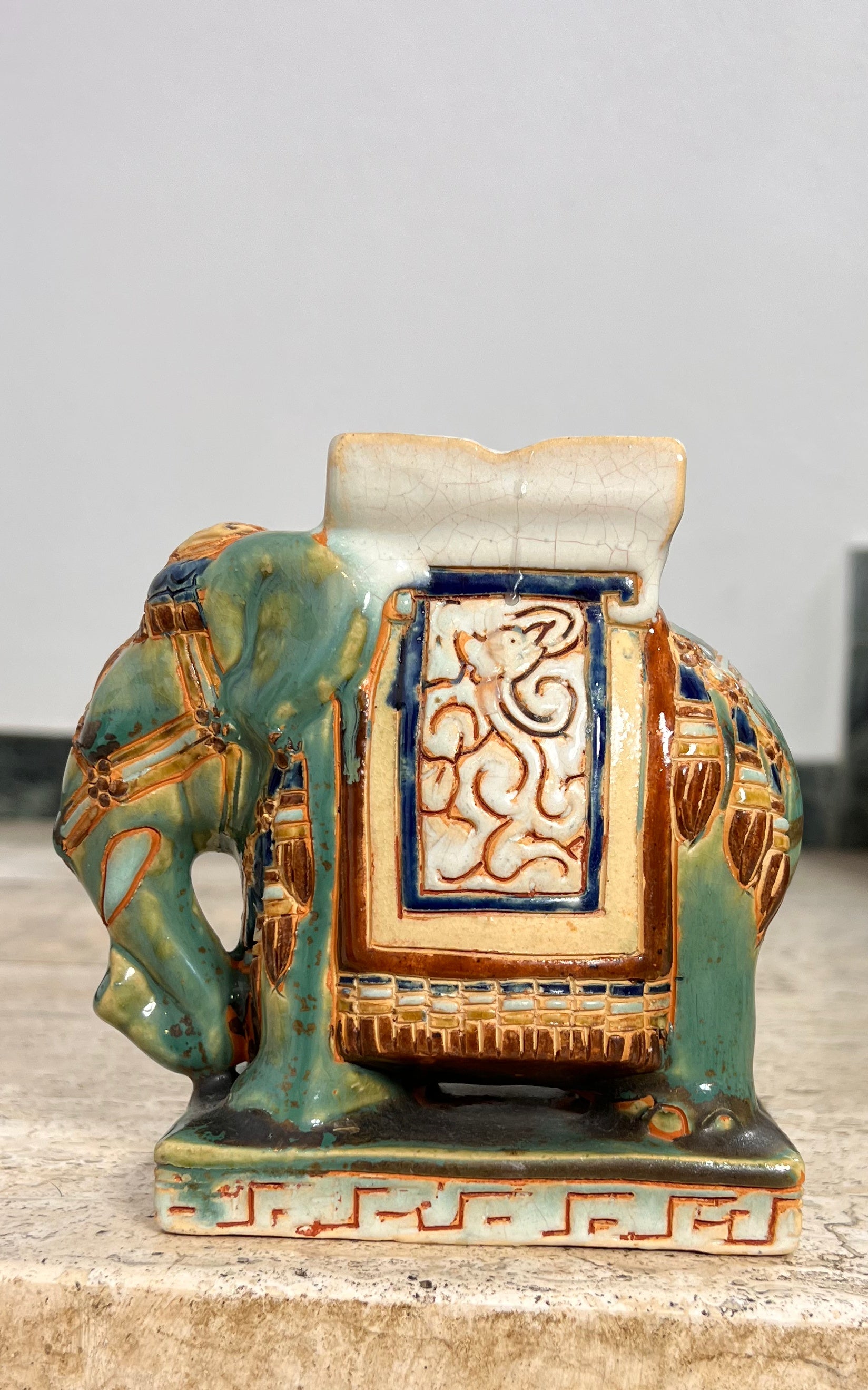 Small Vintage Ceramic Elephant