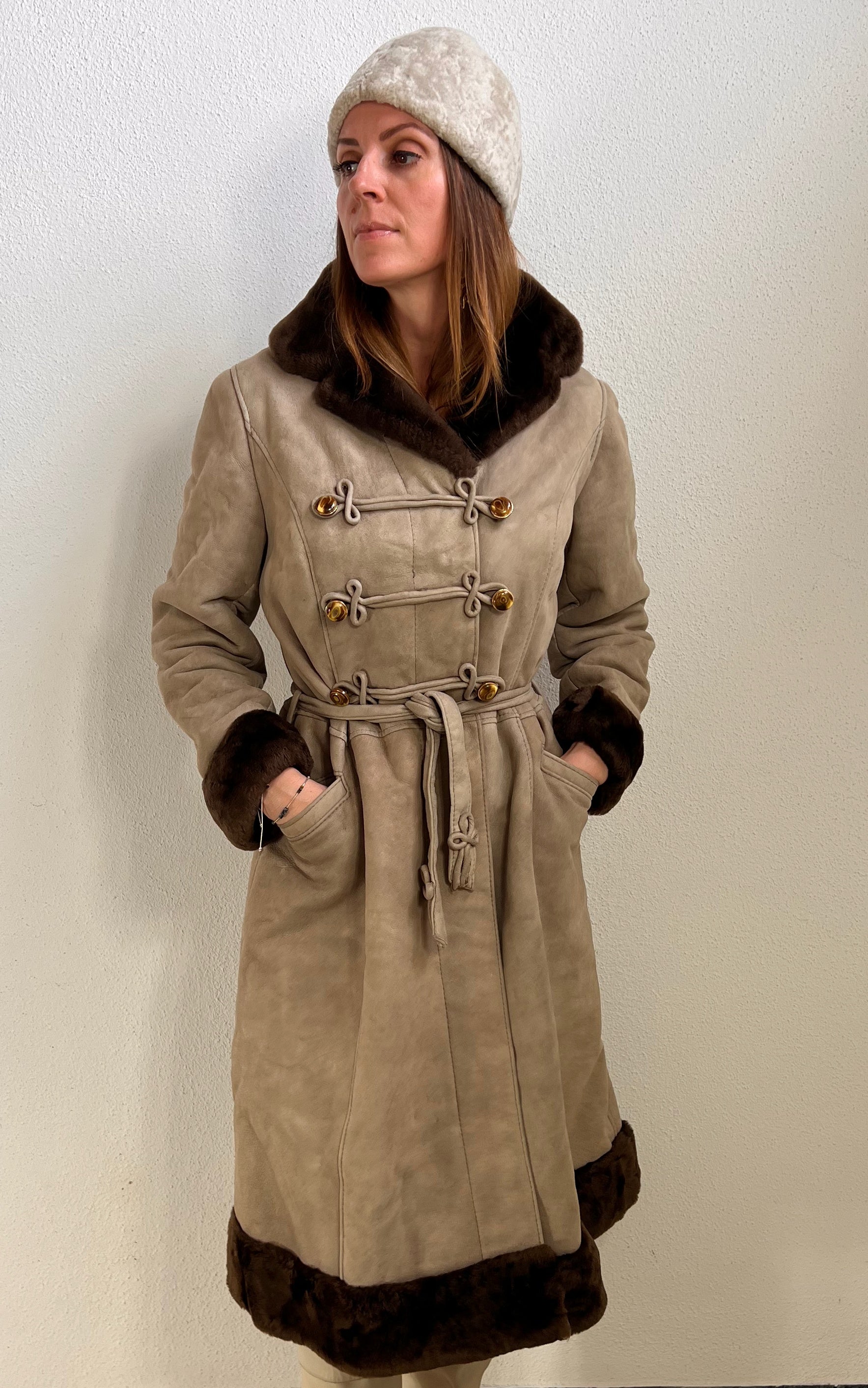Vintage 1970s Shearling Coat