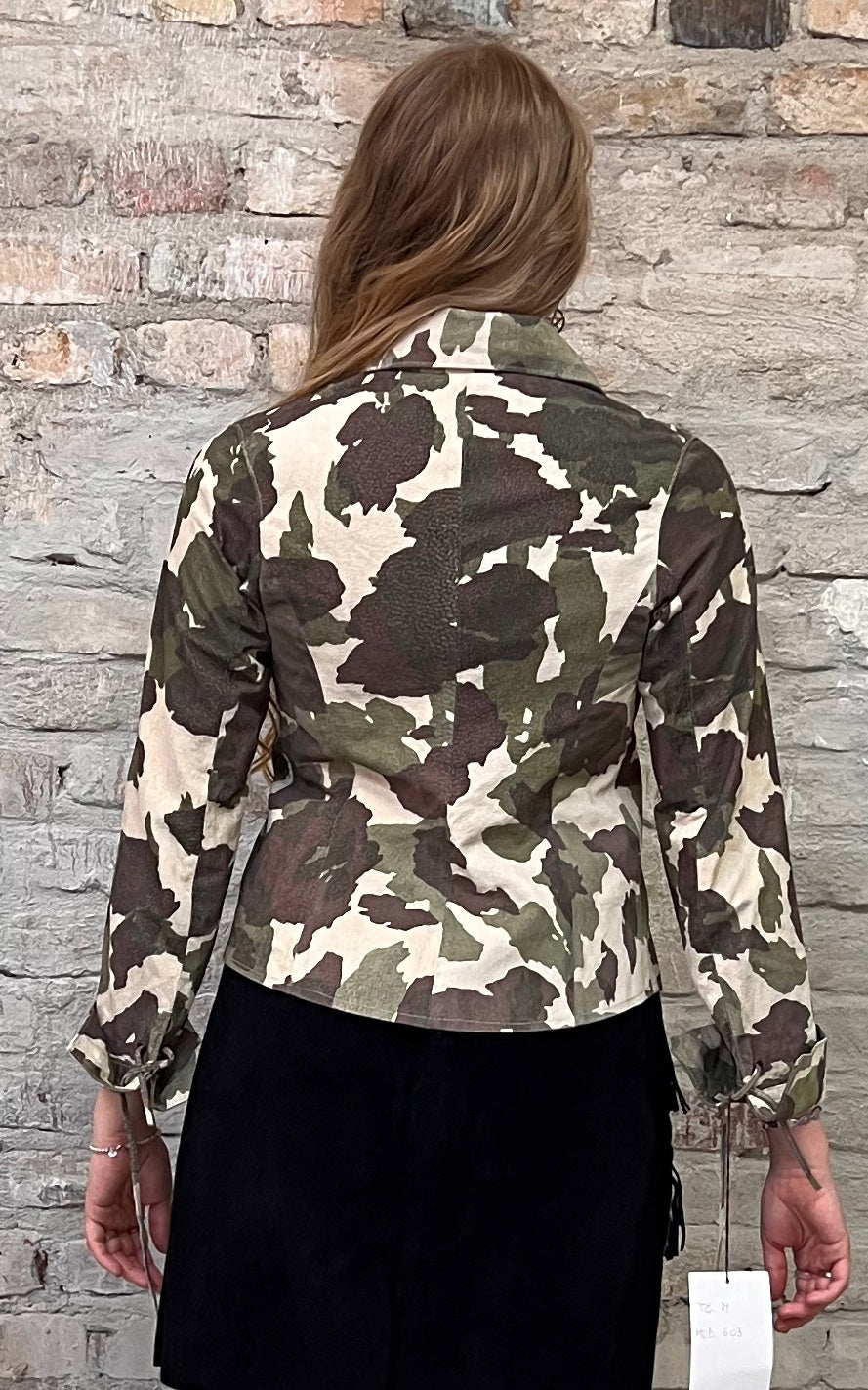 Vintage Camouflage Suede Shirt