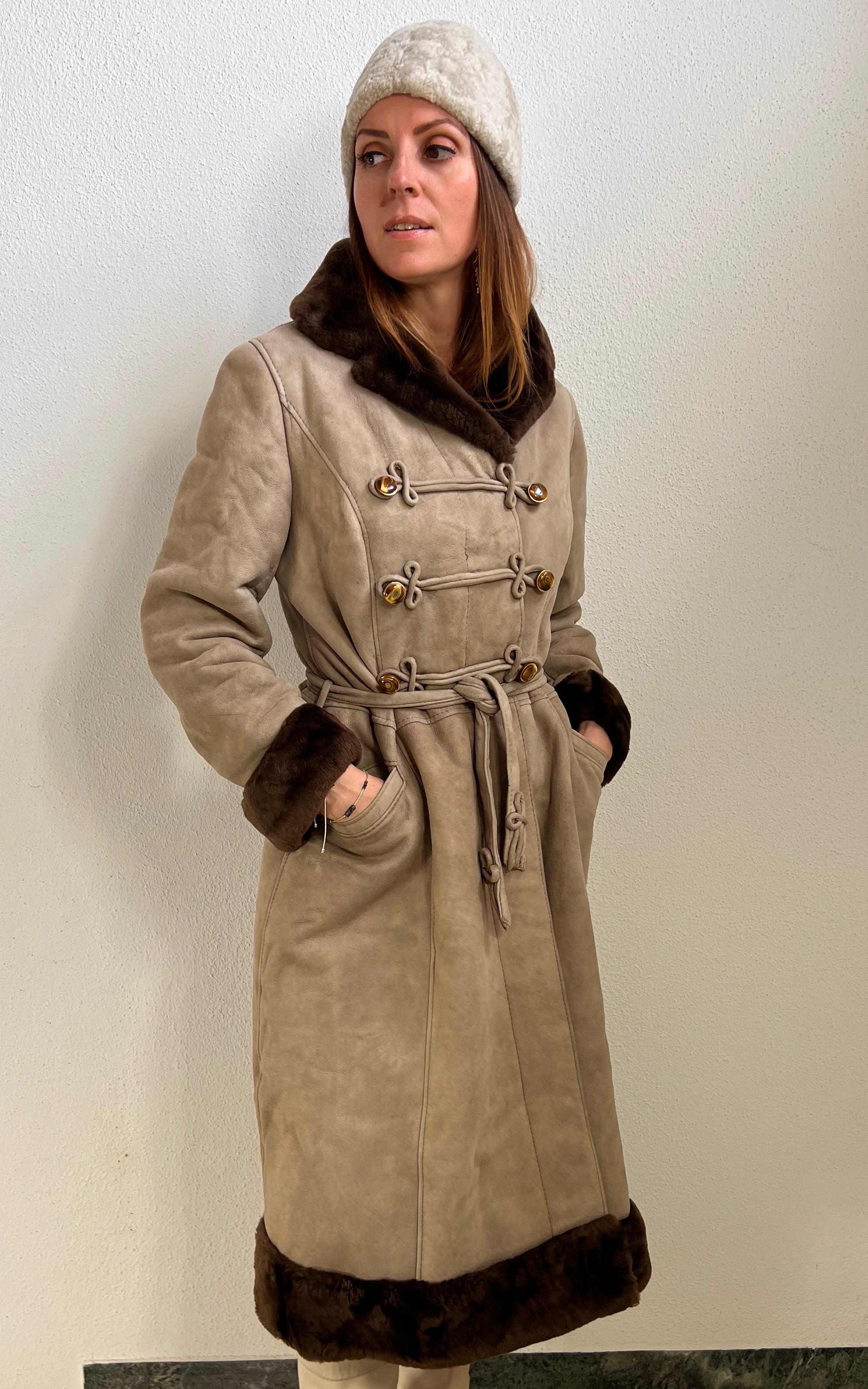 Vintage 1970s Shearling Coat