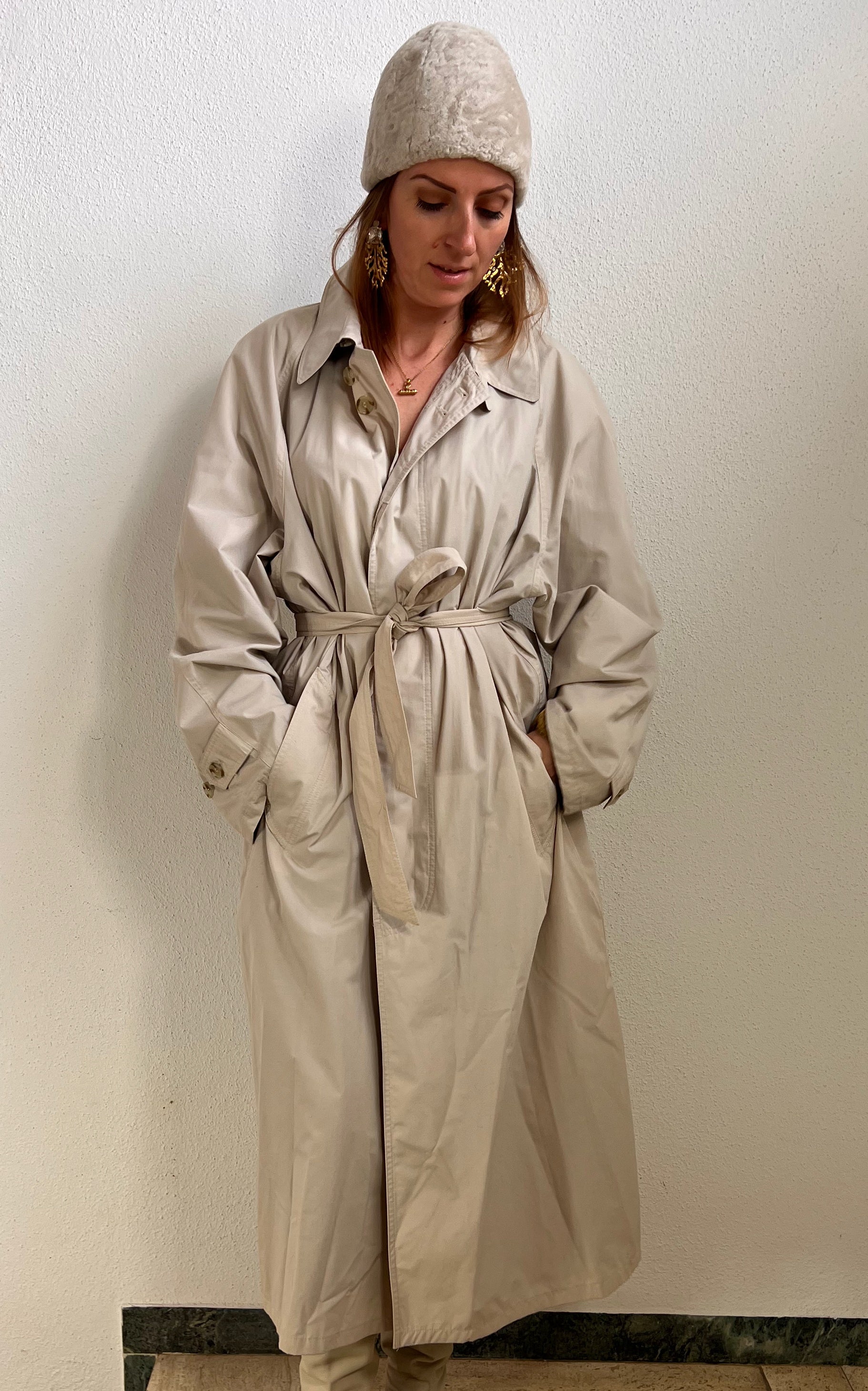 Vintage 90s Oversized Trench Coat