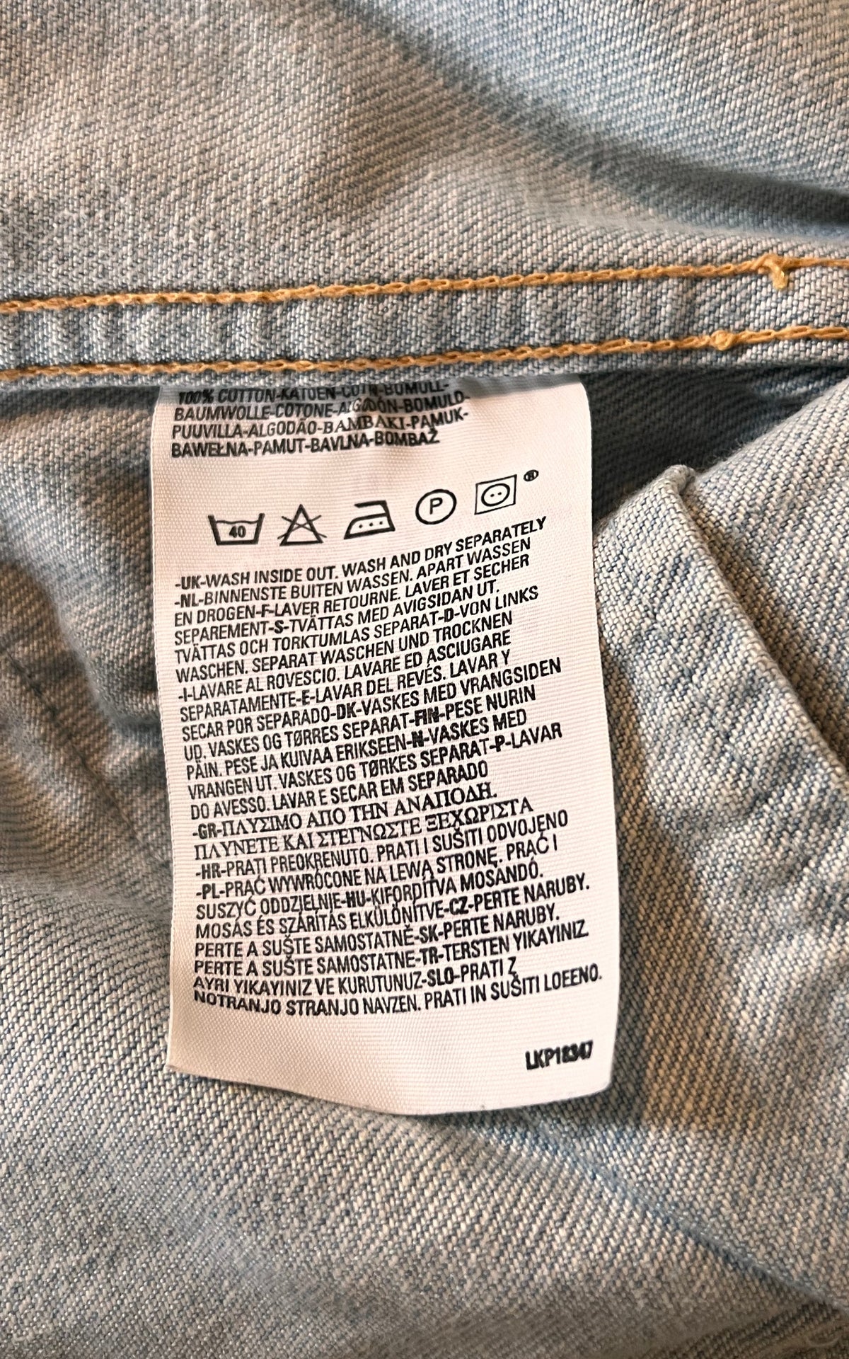 Levi’s For Girls Light Wash 70s Style Denim Jacket