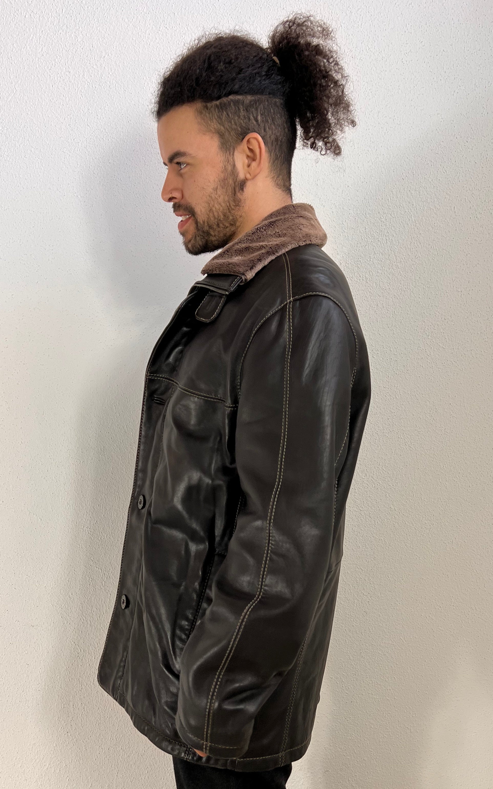 Vintage 90s MENS Werther International Nappa Leatherjacket