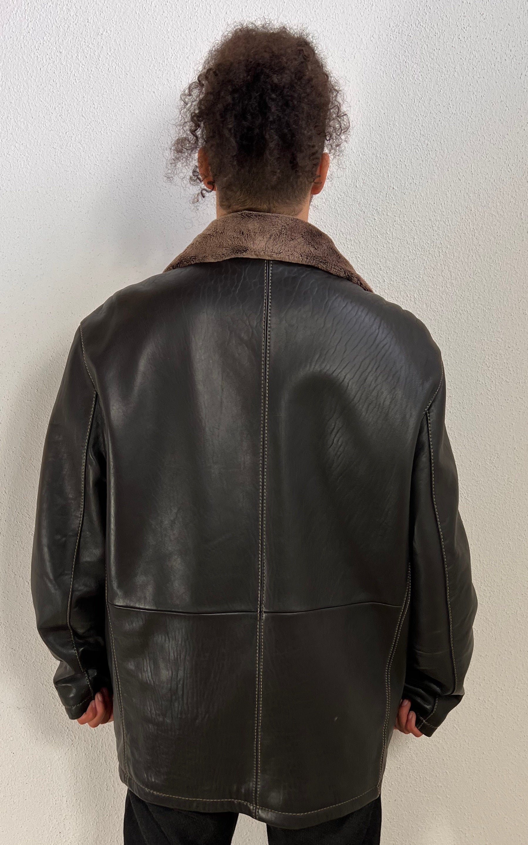 Vintage 90s MENS Werther International Nappa Leatherjacket