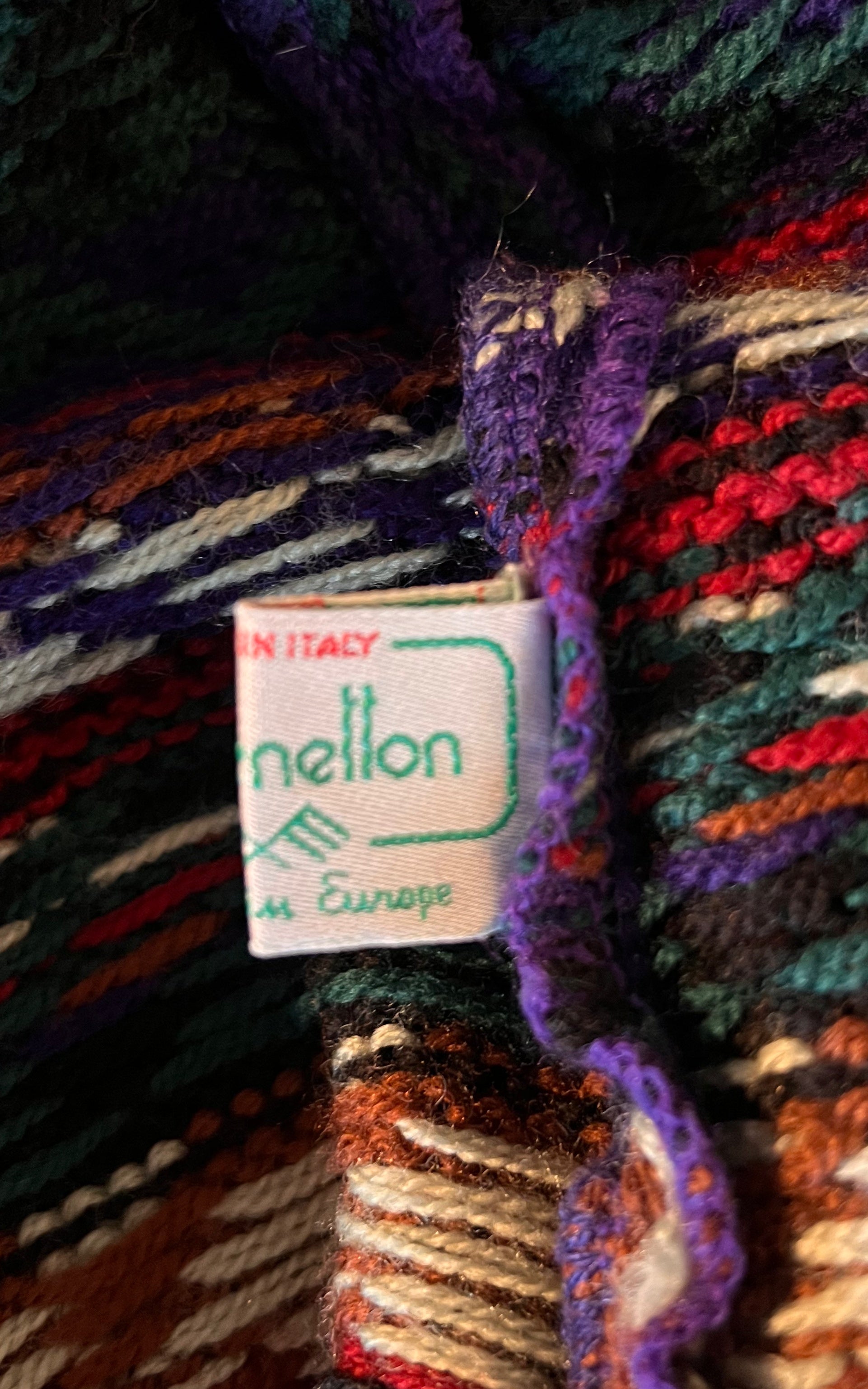 Vintage 90s Mens Benetton Knit Sweater
