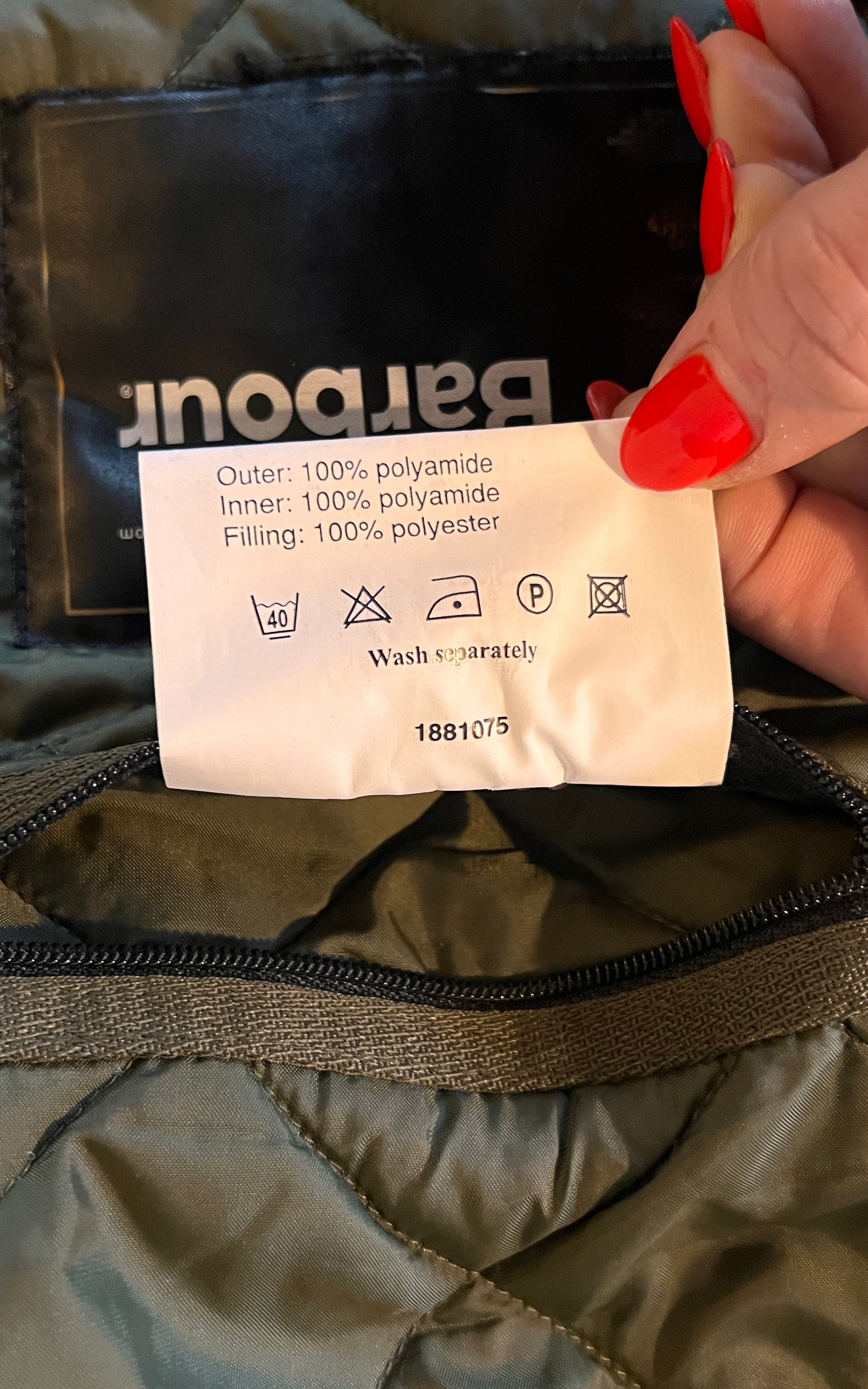 Vintage Barbour Puffer Jacket
