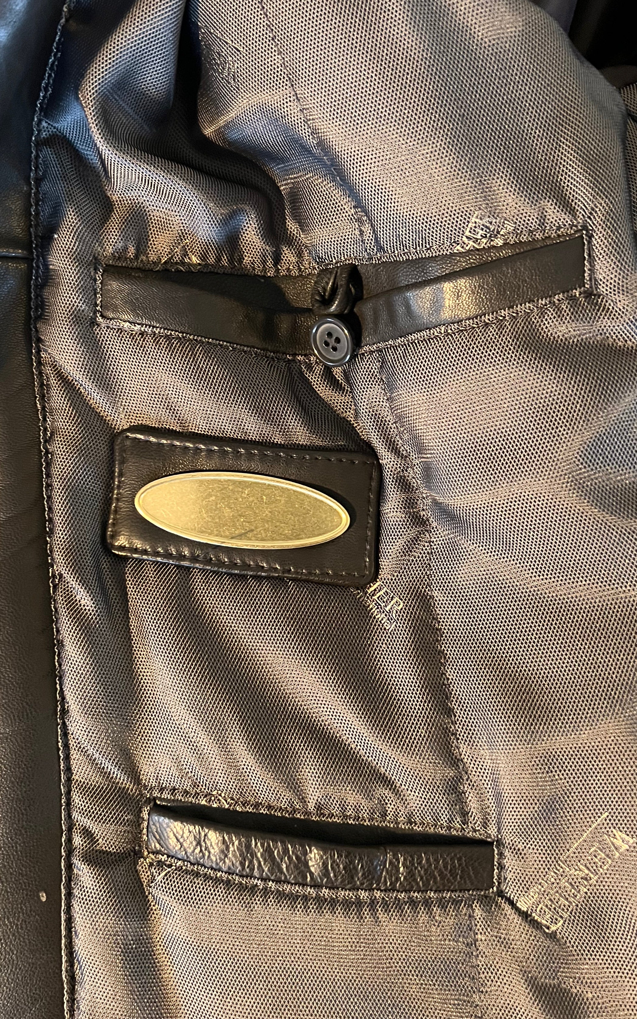 Vintage 90s MENS Werther International Nappa Leatherjacket