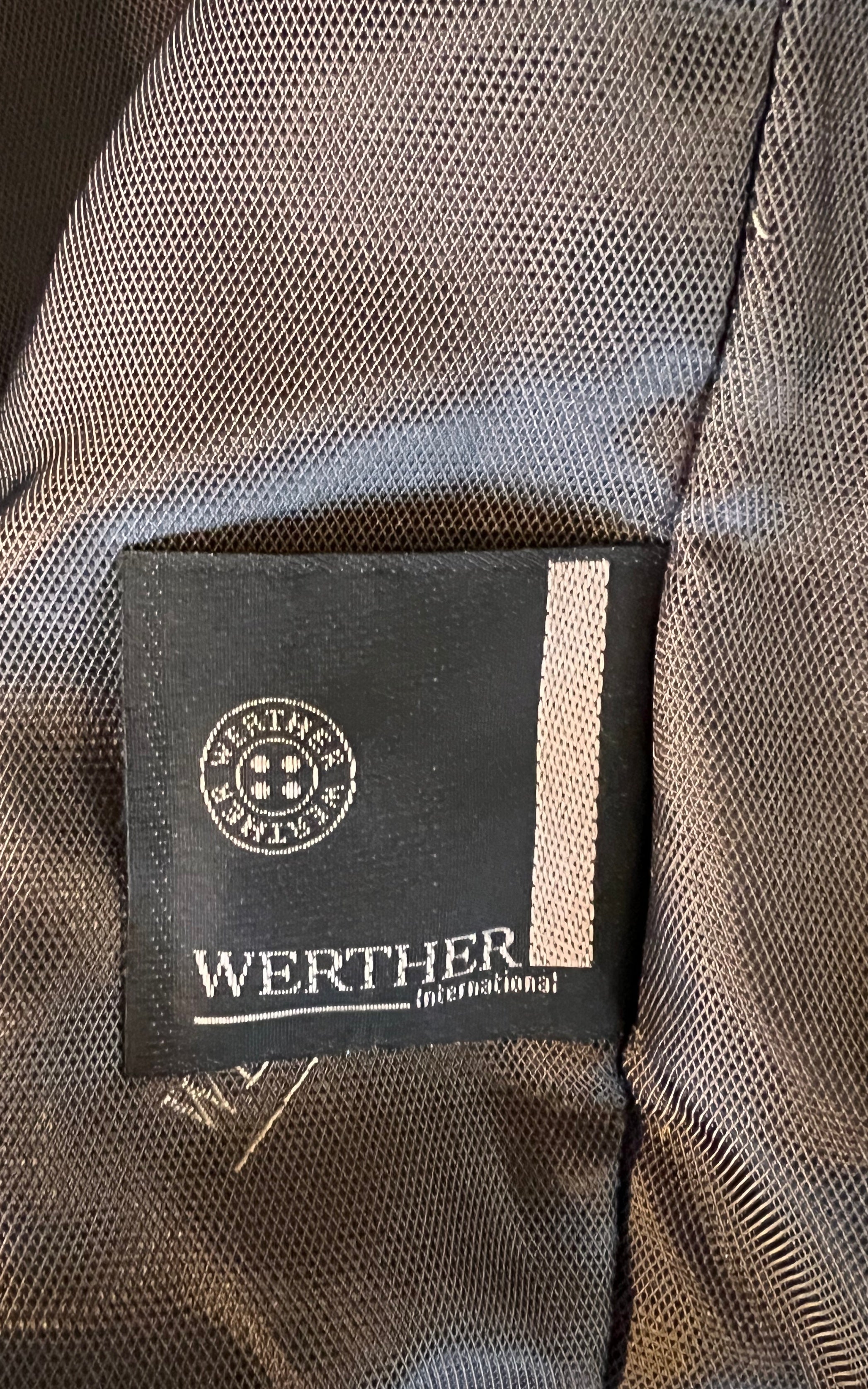 Vintage 90s MENS Werther International Nappa Leatherjacket