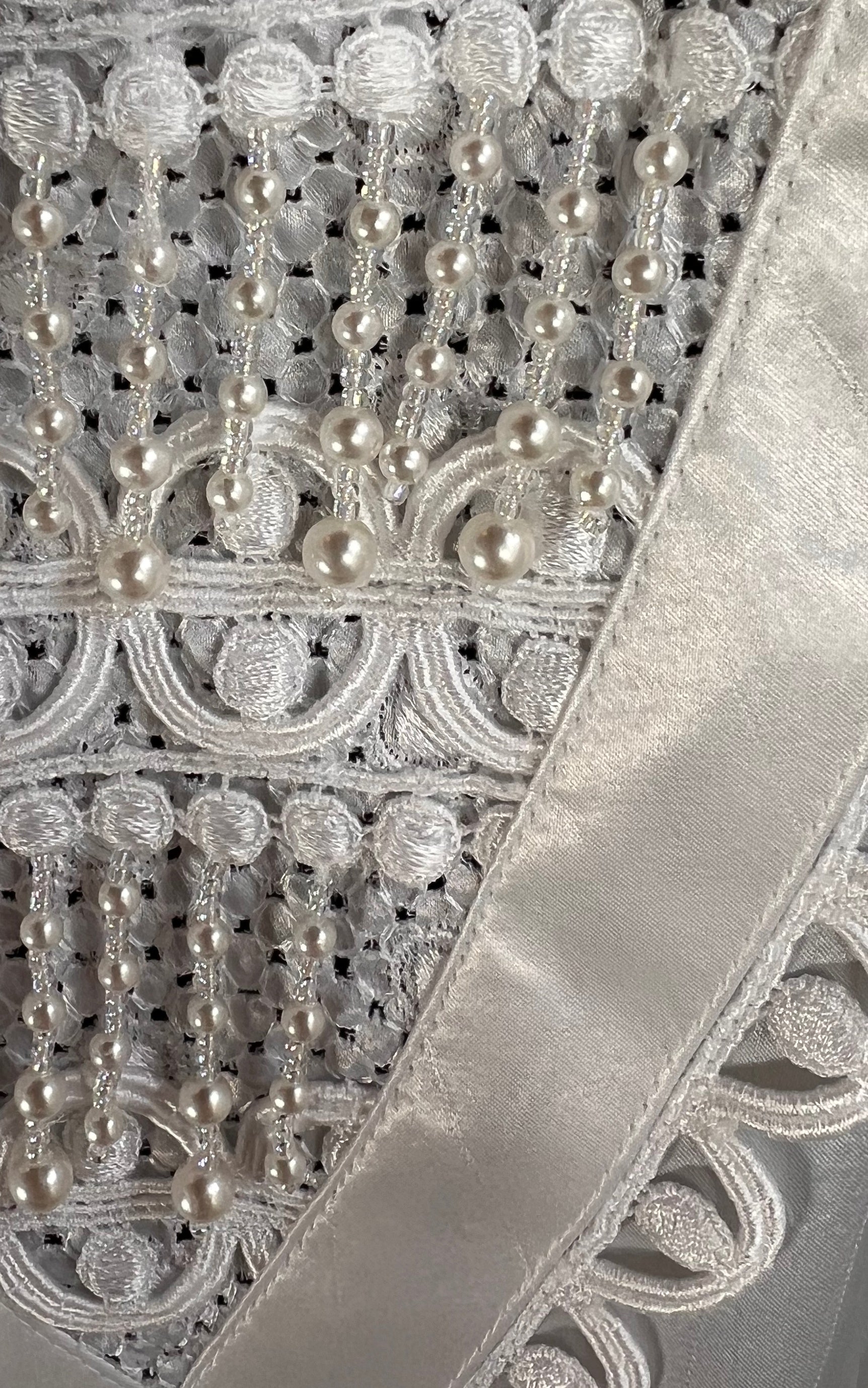 Vintage 80s Cris-Devi Mother of Pearl Blouse