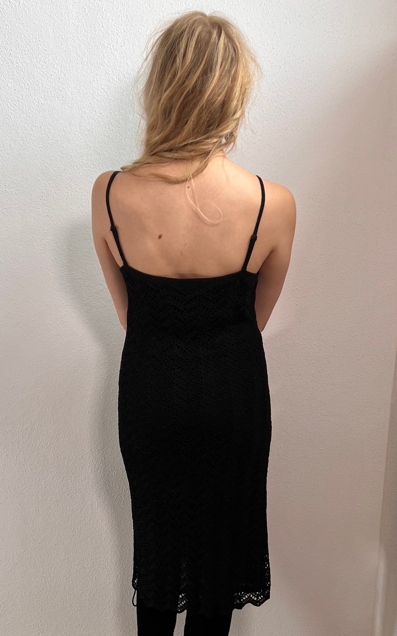 Vintage 90s Nicowa Crochet Dress