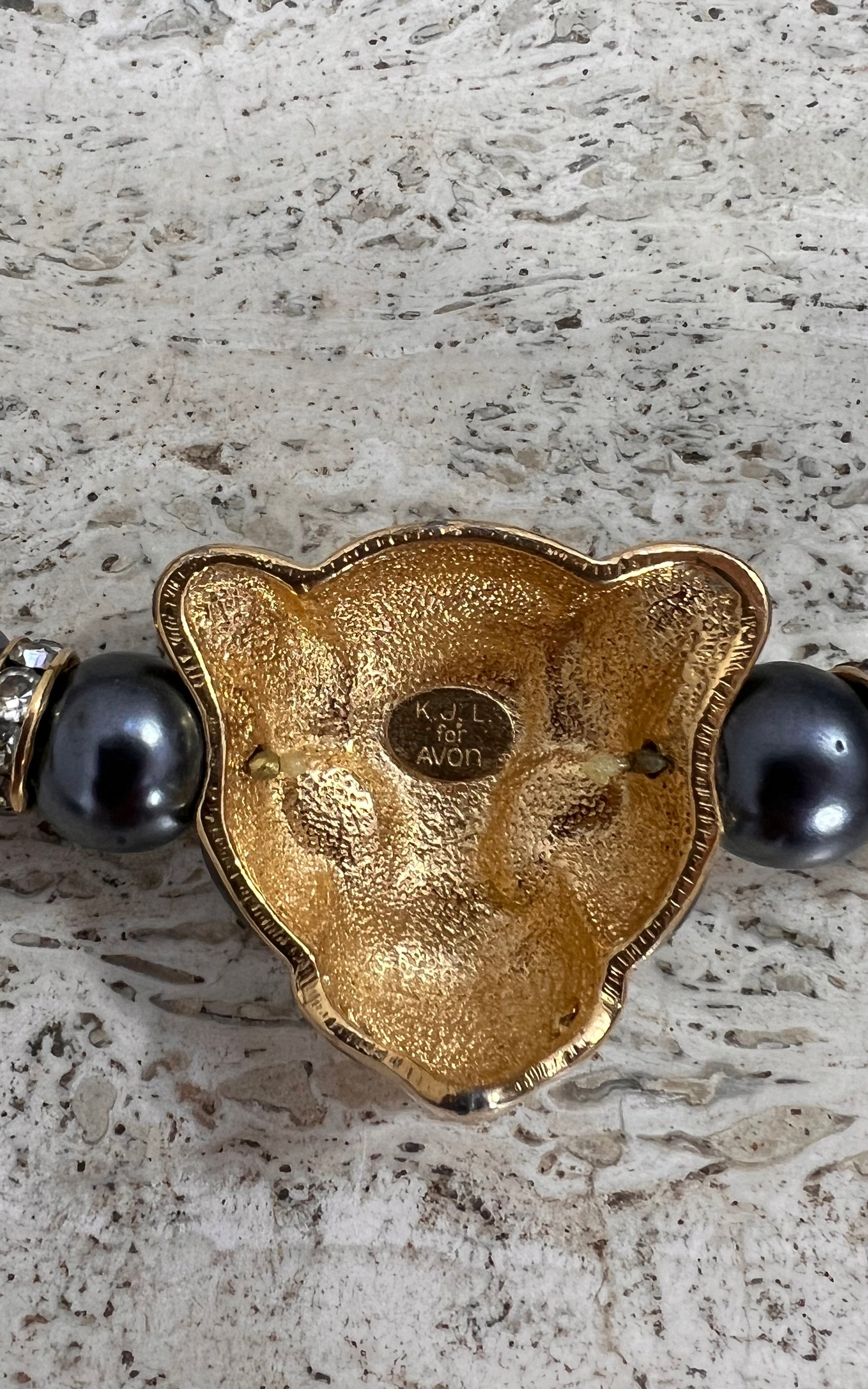 Vintage K.J.L. for Avon Leopard Necklace