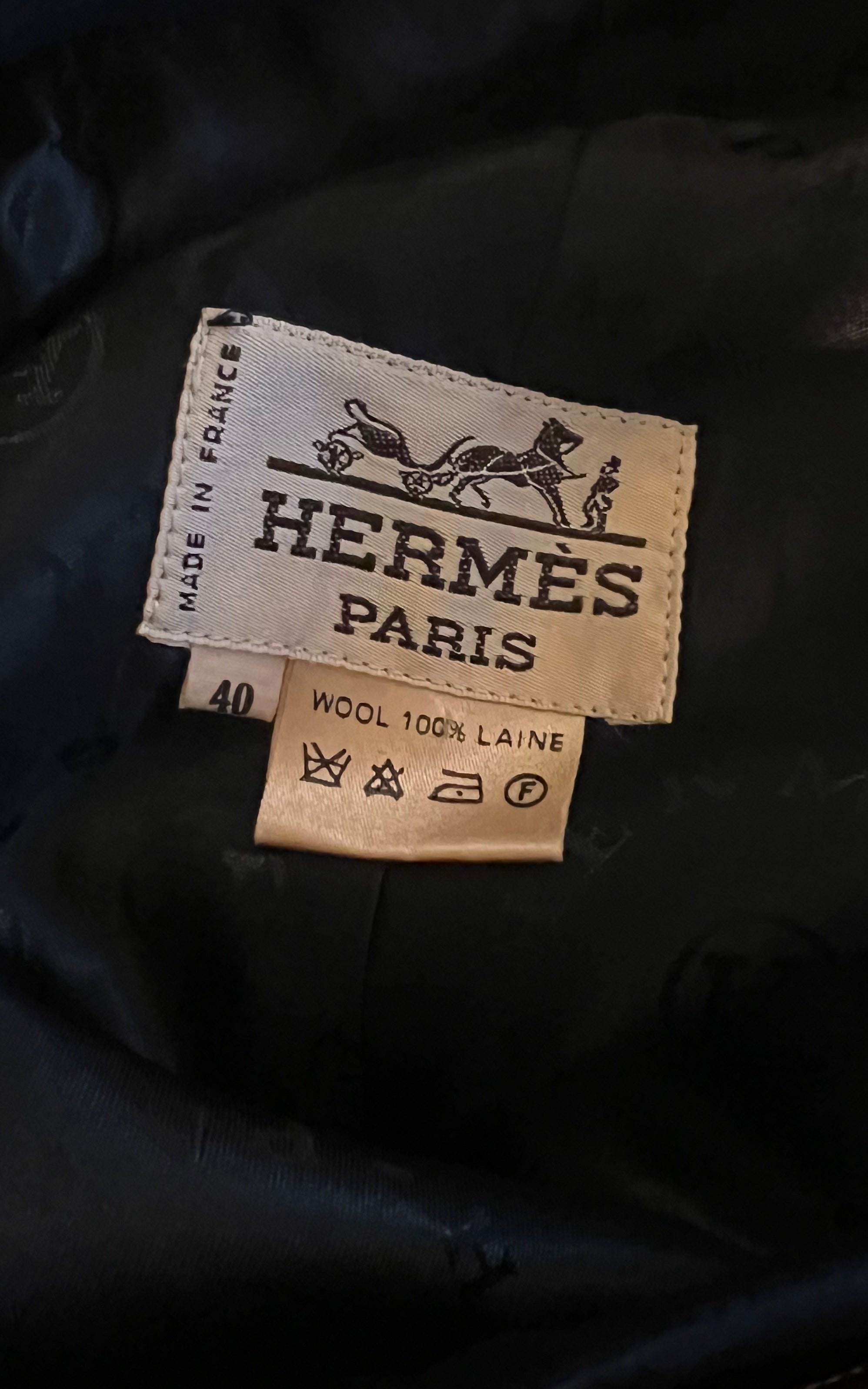 Vintage Hermes Paris Skirt