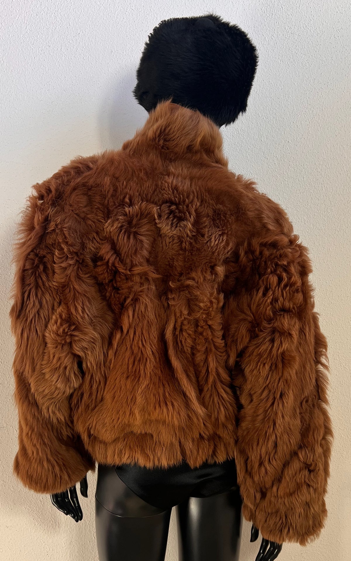 Reworked Curly Lamb Shearling Jacket