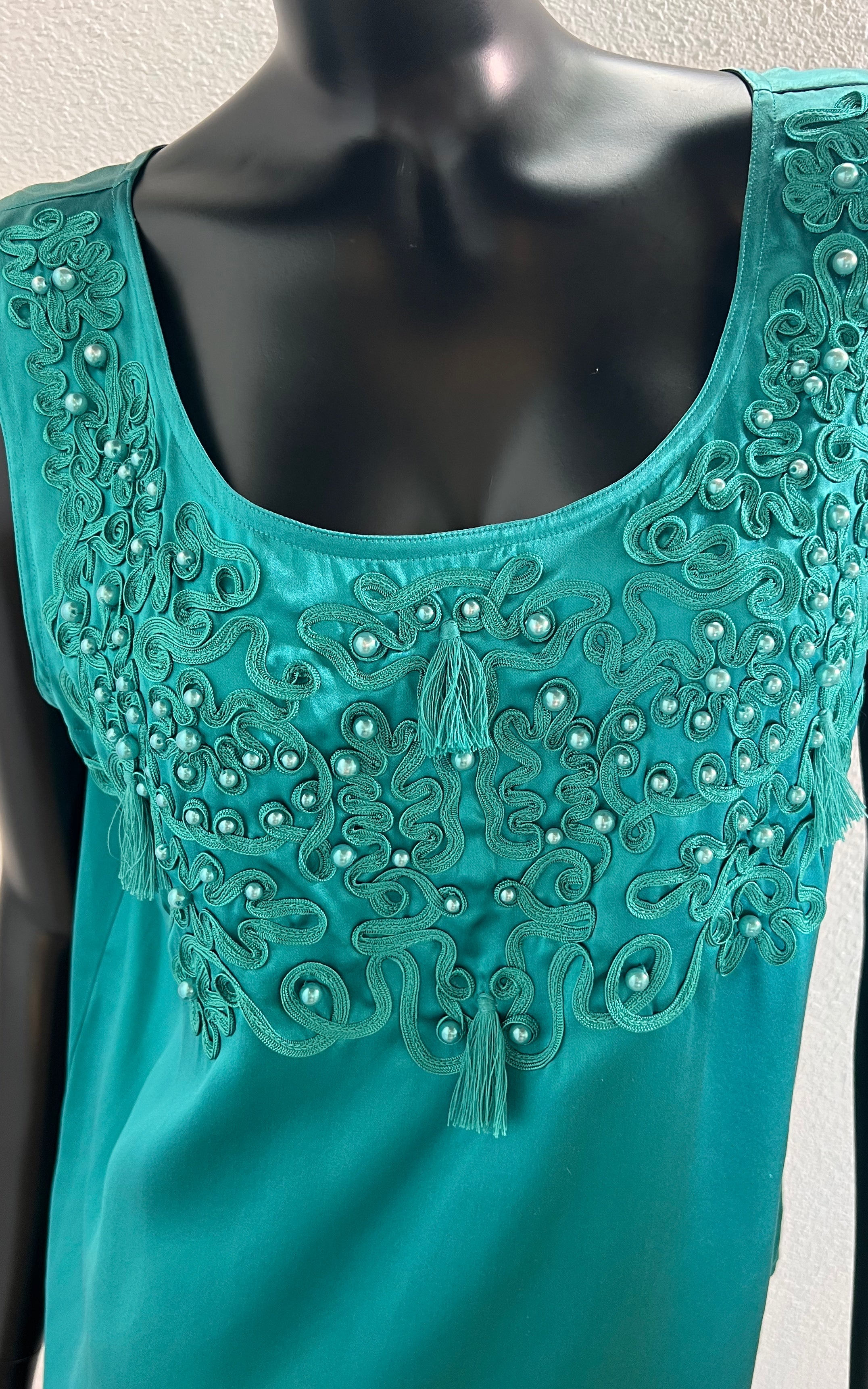 Top in seta Madeleine vintage