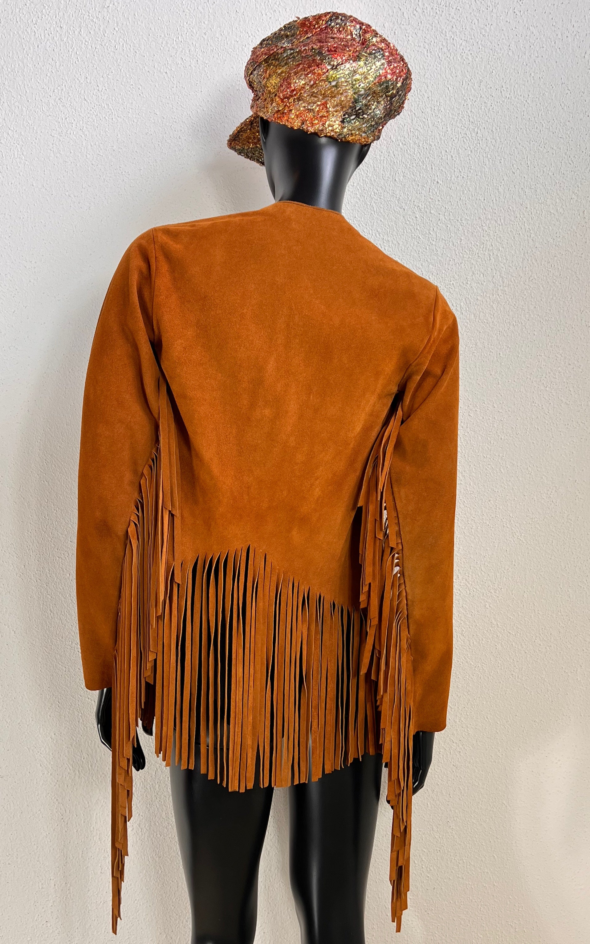 Vintage 70s Suede Fringe Jacket