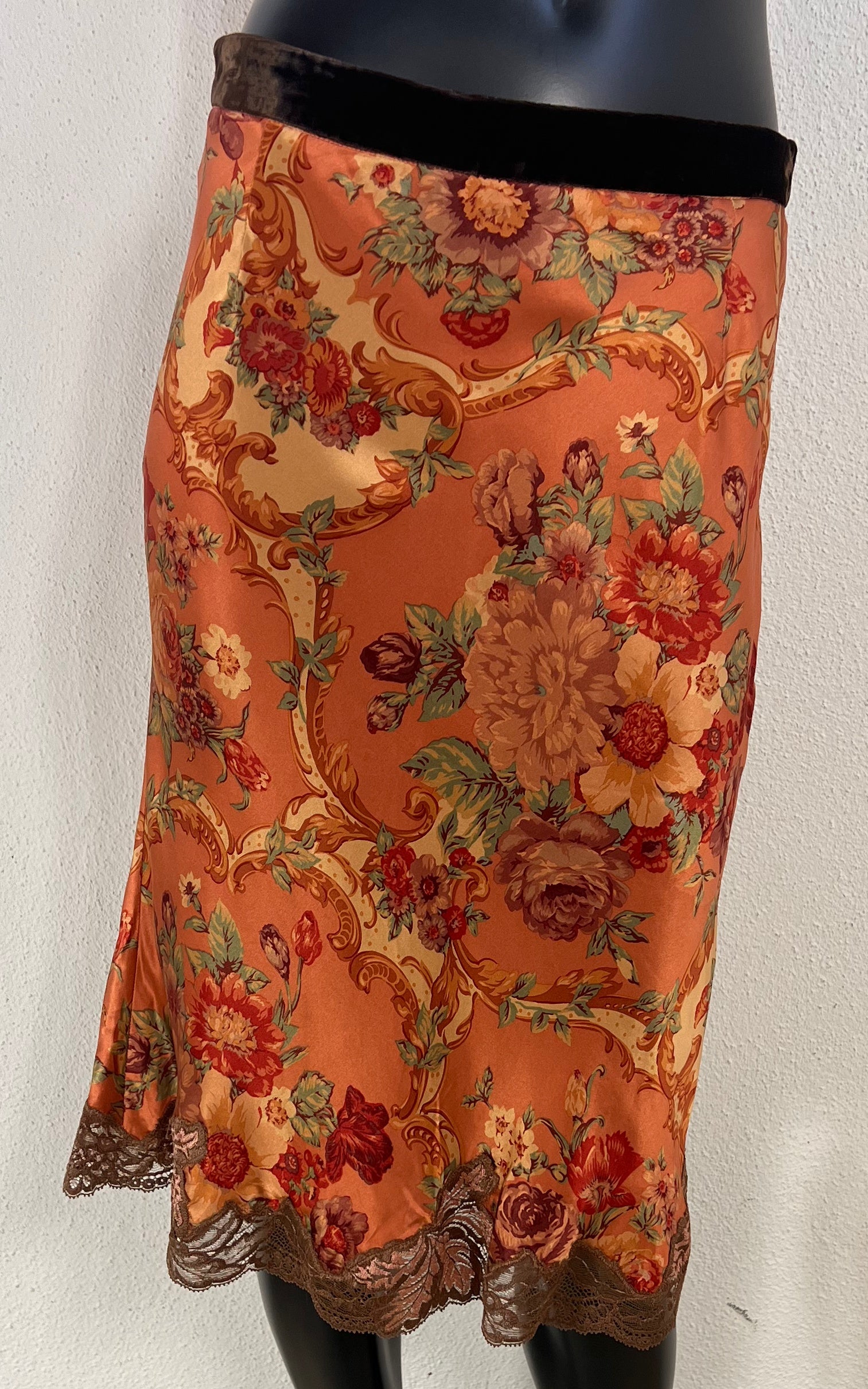 Vintage Gianfranco Ferre Silk Skirt