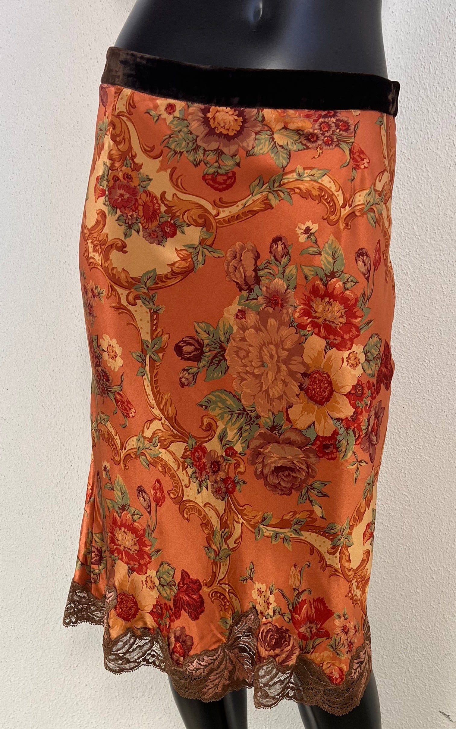 Vintage Gianfranco Ferre Silk Skirt