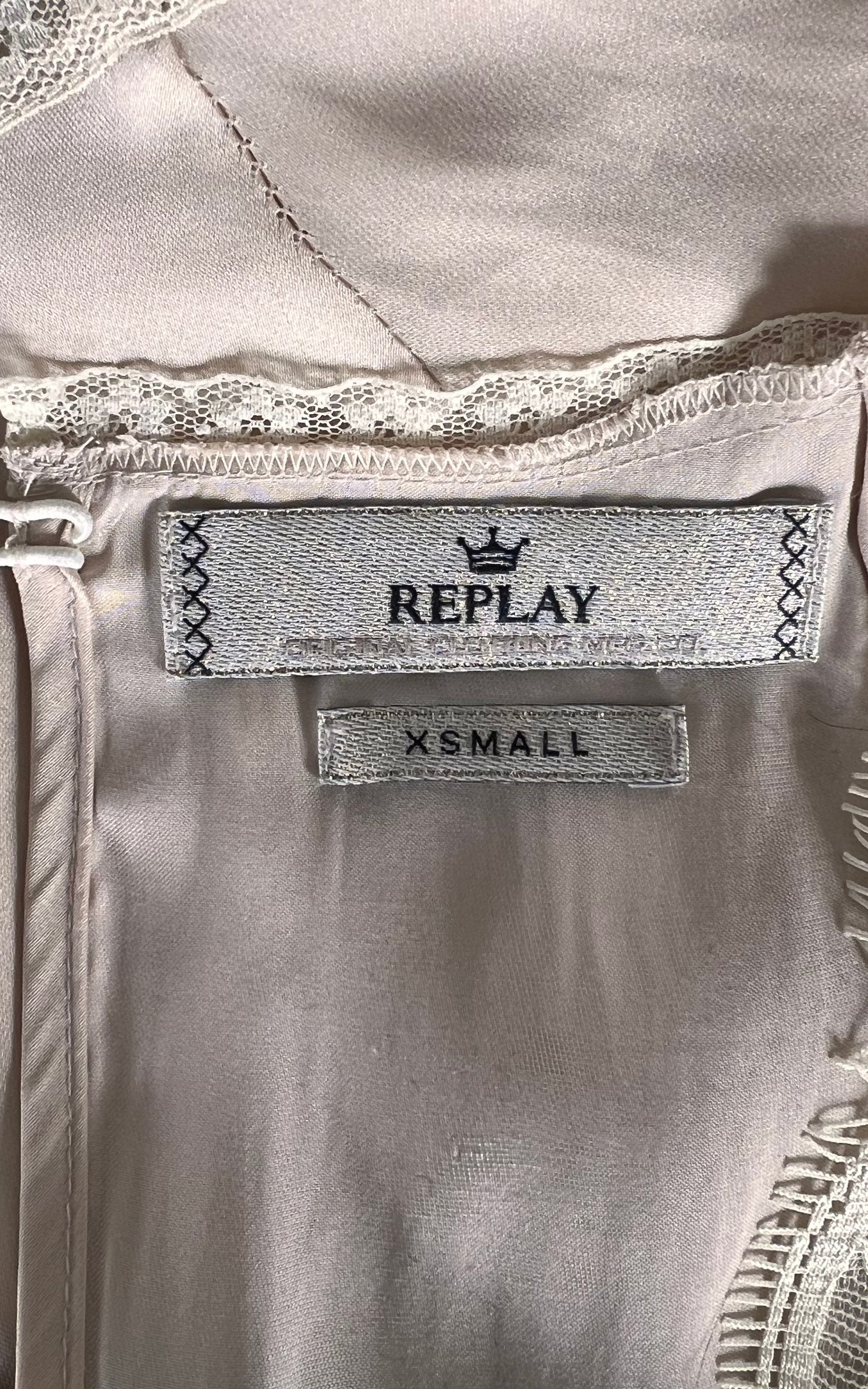 Y2K Vintage Replay Lingerie Jumpsuit