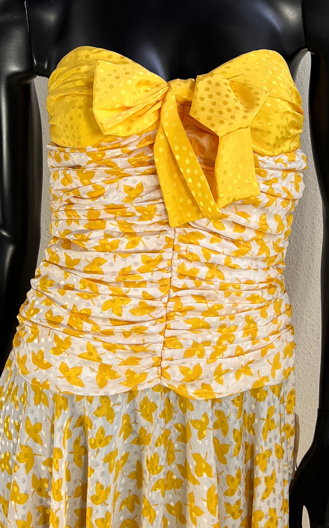 Vintage Catalina Yellow Floral Maxi Dress
