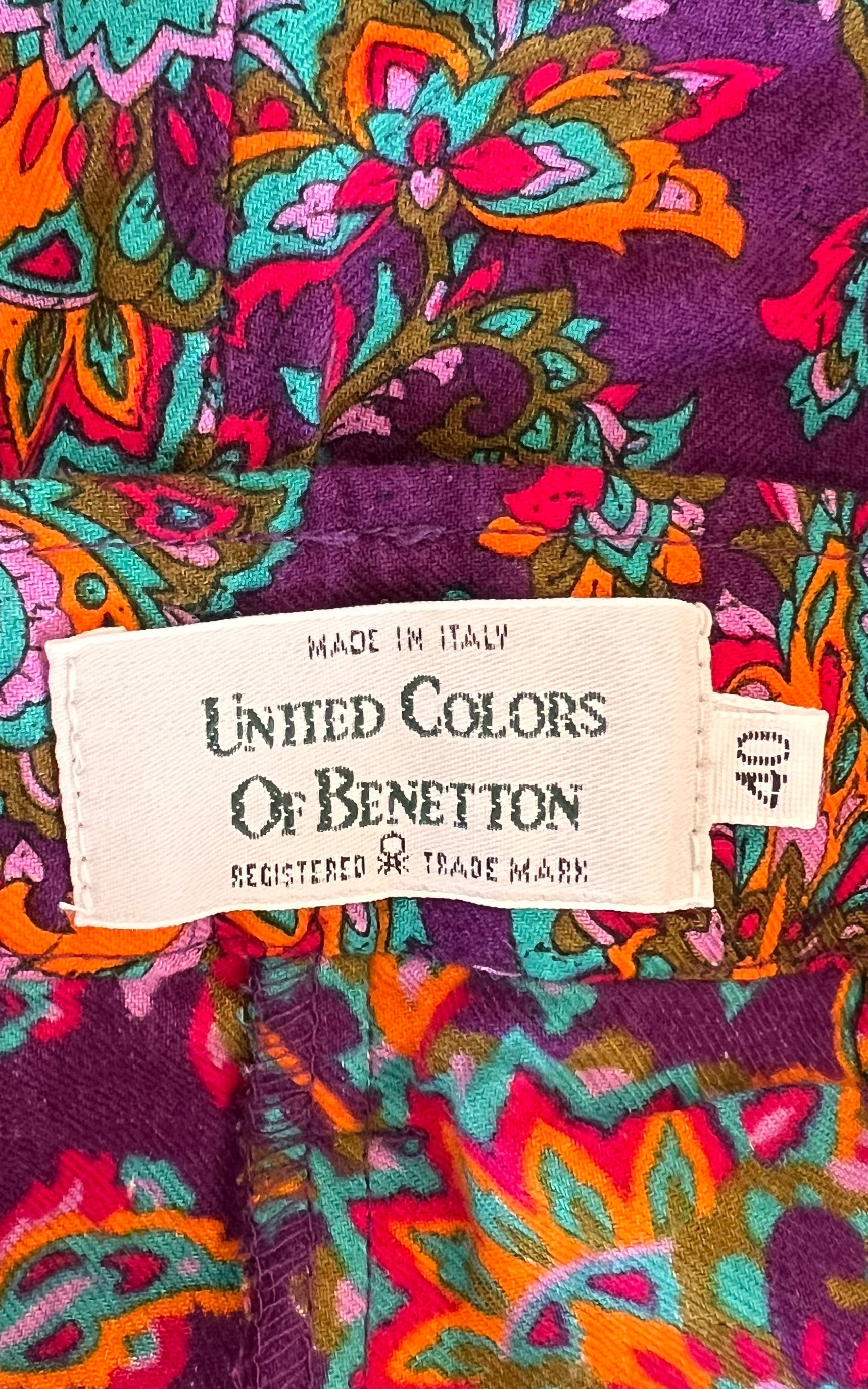 Vintage Benetton Palazzo Pants